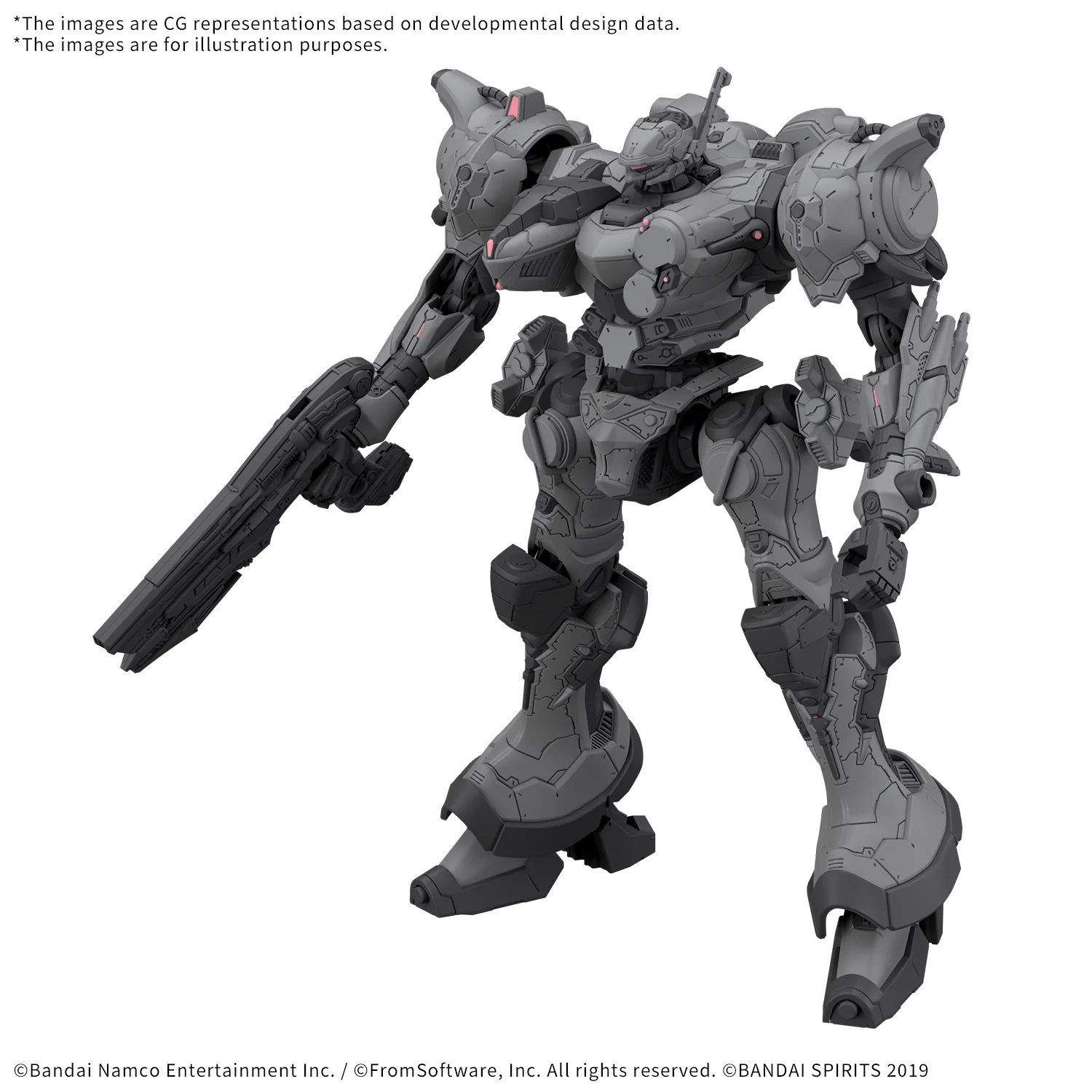 Armored Core VI Fires of Rubicon 30 Minutes Missions Arquebus Corporation VP-40S Model Kit - Image 3