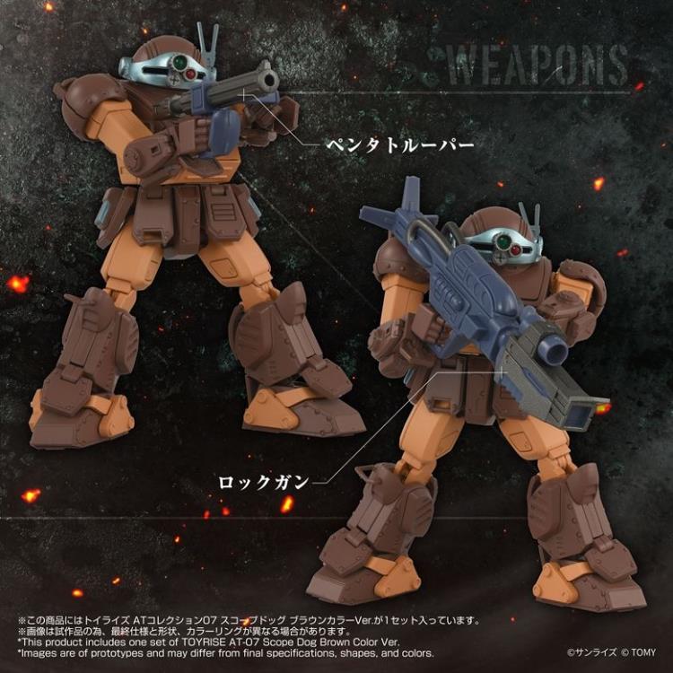 Armored Trooper Votoms Toyrise AT Collection 07 Scopedog (Brown Color Ver.) Action Figure - Image 4