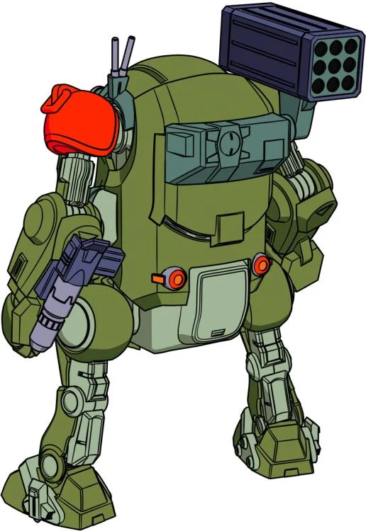 Armored Trooper Votoms x Mechatro WeGo Vol.3 Melquiya Color & Red Shoulder Custom 1/35 Scale Model Kit - Image 6