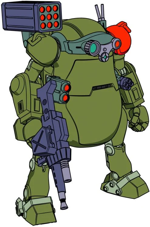 Armored Trooper Votoms x Mechatro WeGo Vol.3 Melquiya Color & Red Shoulder Custom 1/35 Scale Model Kit - Image 7