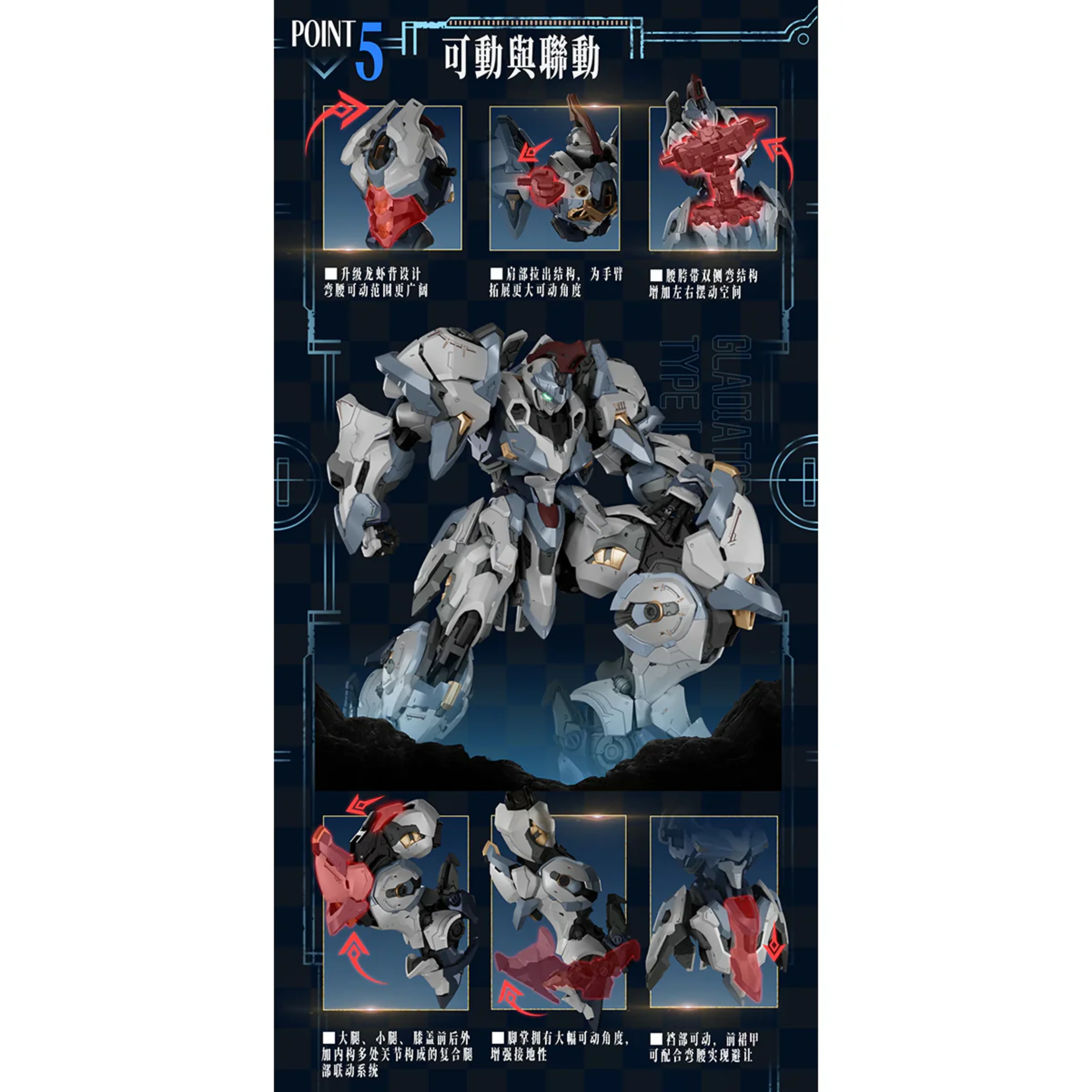 ASA 1/100 Pawn Gladiator Type Model Kit - Image 8