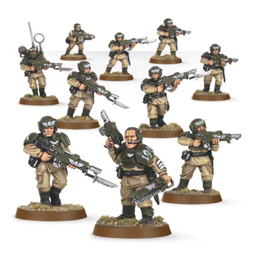 Astra Militarum Cadian Infantry Squad Warhammer 40k - Image 2
