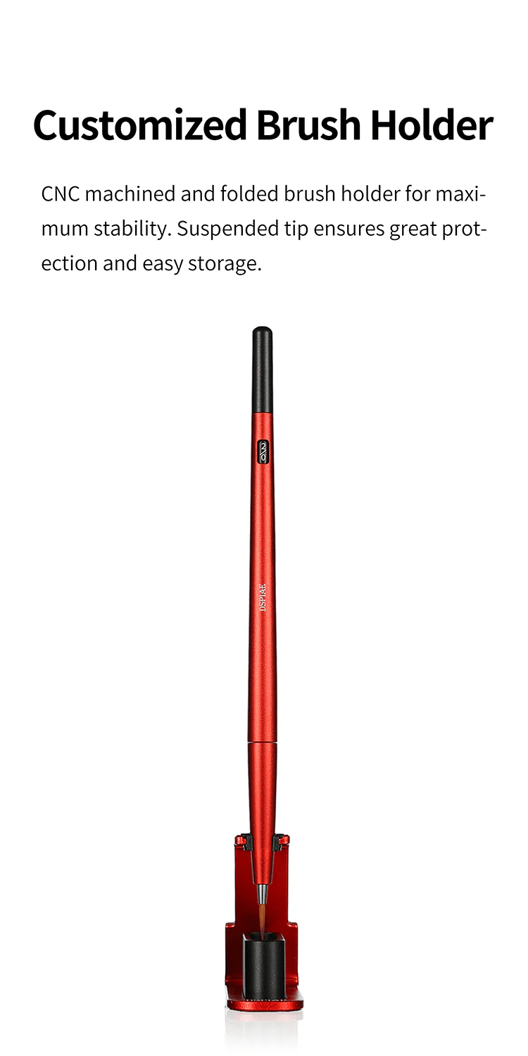 DSPIAE AT-FB01 Fine Brush With Replicable Point Tip - Red - Image 7
