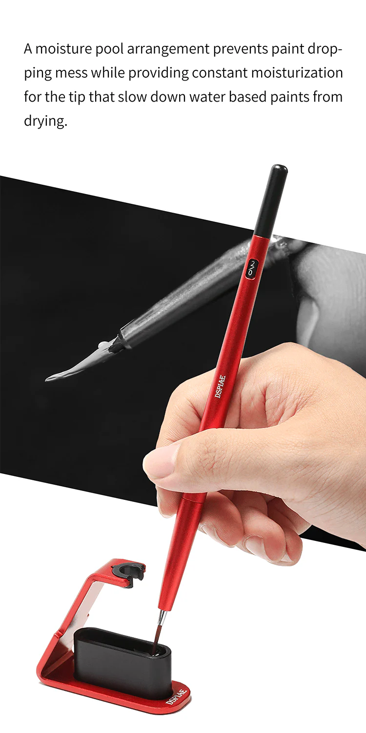 DSPIAE AT-FB03 Fine Brush With Replicable Point Tip - Grey - Image 8