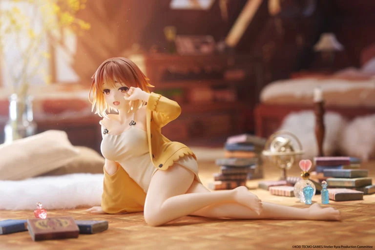 Atelier Ryza Ever Darkness & the Secret Hideout Desktop Cute Ryza (Nightwear Ver.) Figure - Image 3