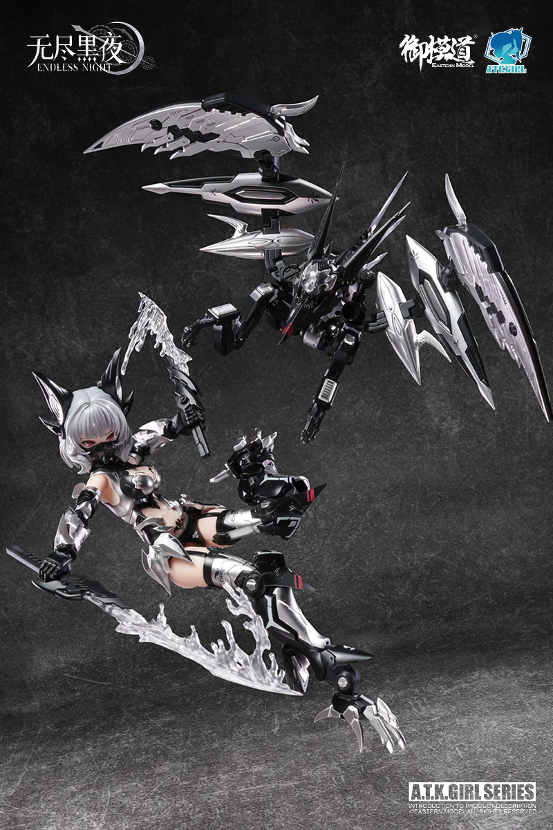 A.T.K. Girl Vampire Camilla (Phantom Silver Blond Enchantress) 1/12 Scale Model Kit - Image 10
