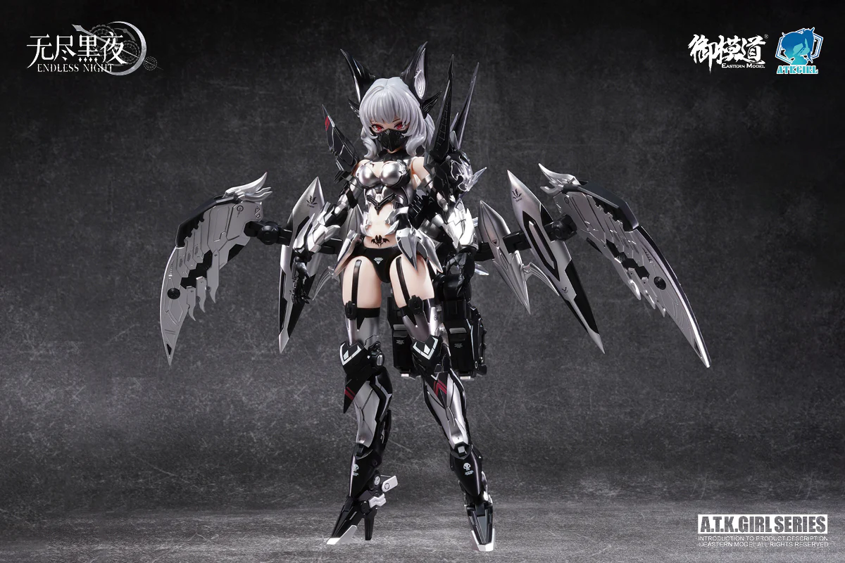 A.T.K. Girl Vampire Camilla (Phantom Silver Blond Enchantress) 1/12 Scale Model Kit - Image 2