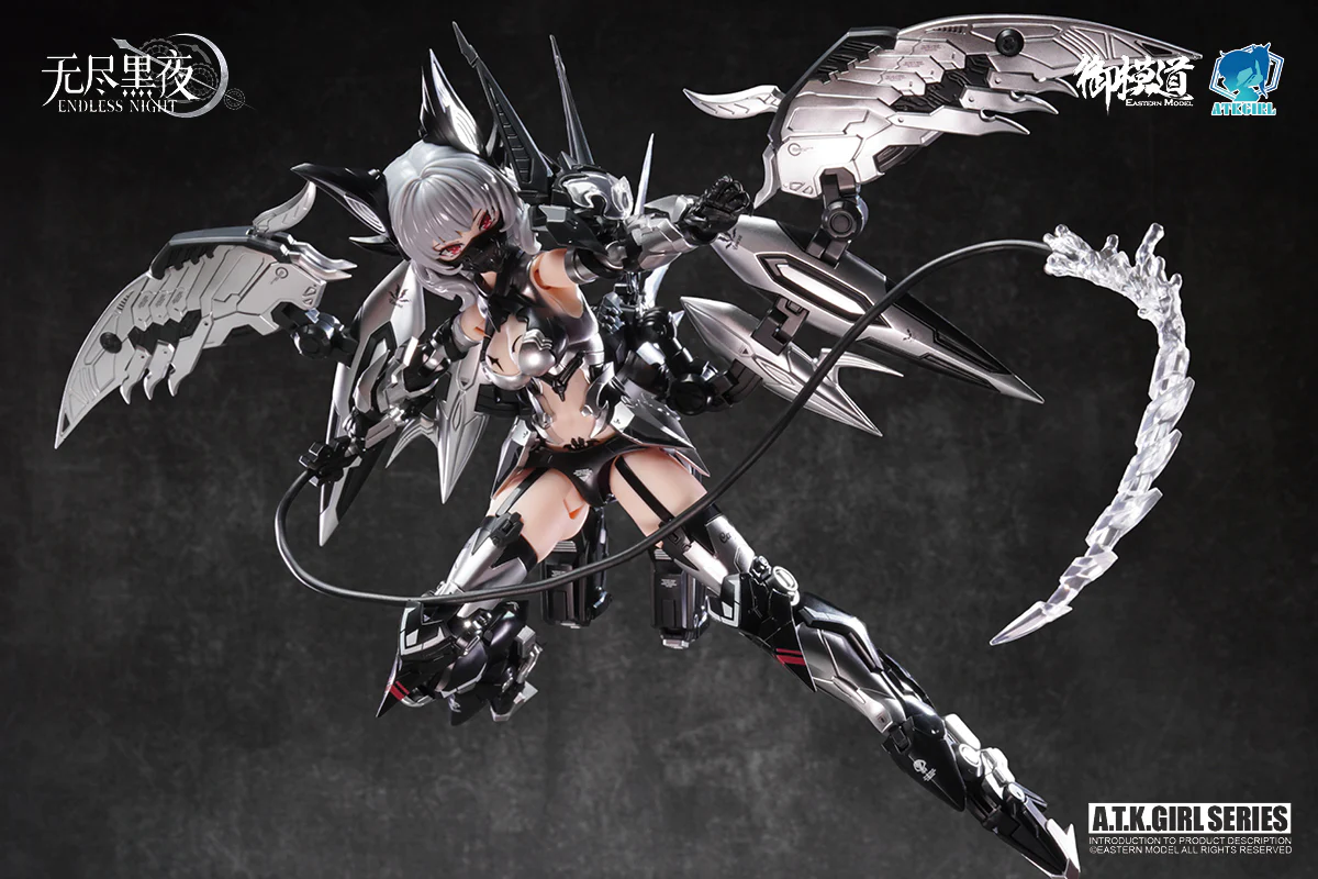 A.T.K. Girl Vampire Camilla (Phantom Silver Blond Enchantress) 1/12 Scale Model Kit - Image 3