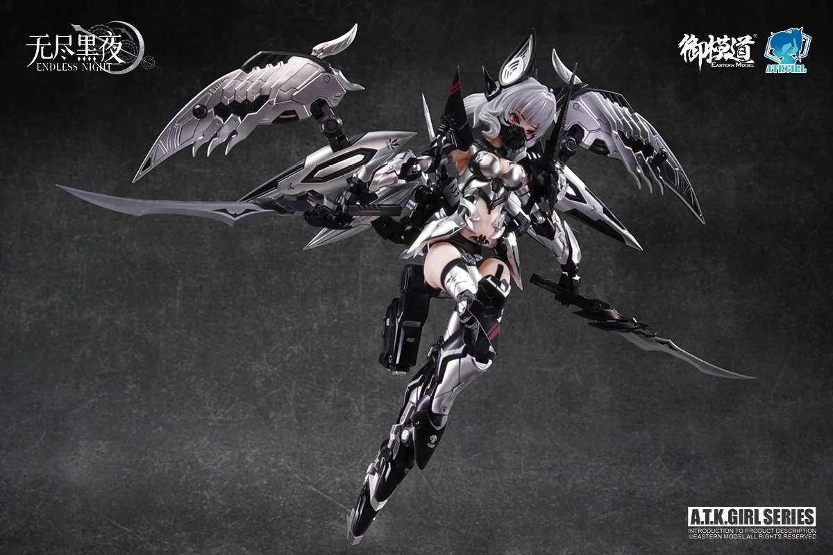 A.T.K. Girl Vampire Camilla (Phantom Silver Blond Enchantress) 1/12 Scale Model Kit - Image 4