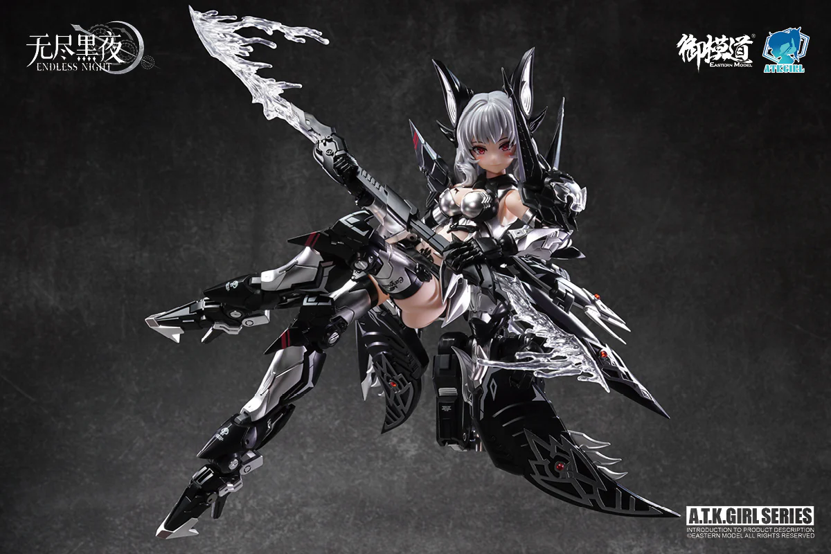 A.T.K. Girl Vampire Camilla (Phantom Silver Blond Enchantress) 1/12 Scale Model Kit - Image 7