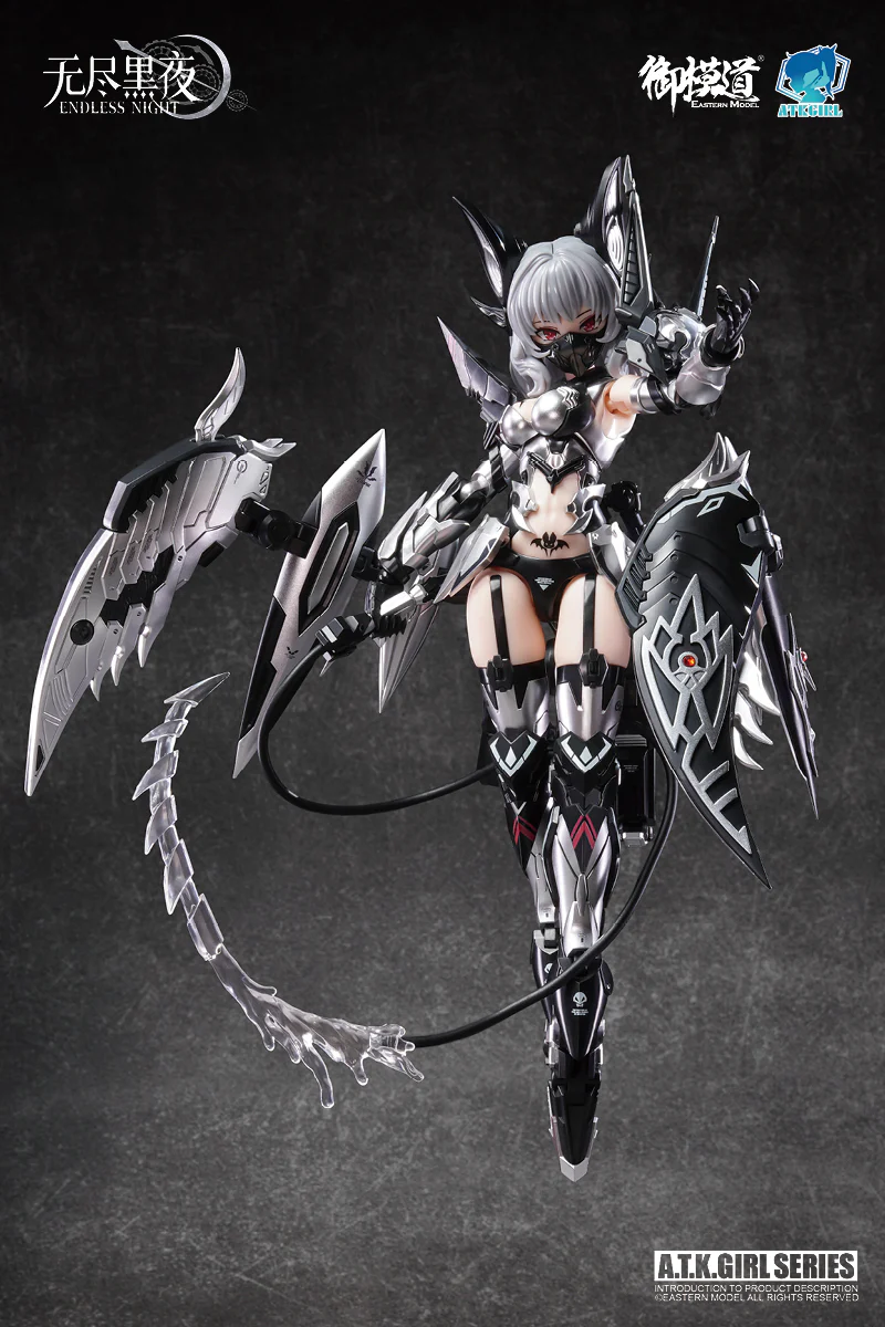 A.T.K. Girl Vampire Camilla (Phantom Silver Blond Enchantress) 1/12 Scale Model Kit - Image 8