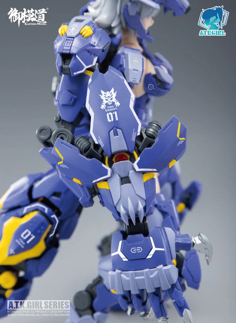 A.T.K. Girl Fenrir 1/12 Scale Model Kit - Image 10