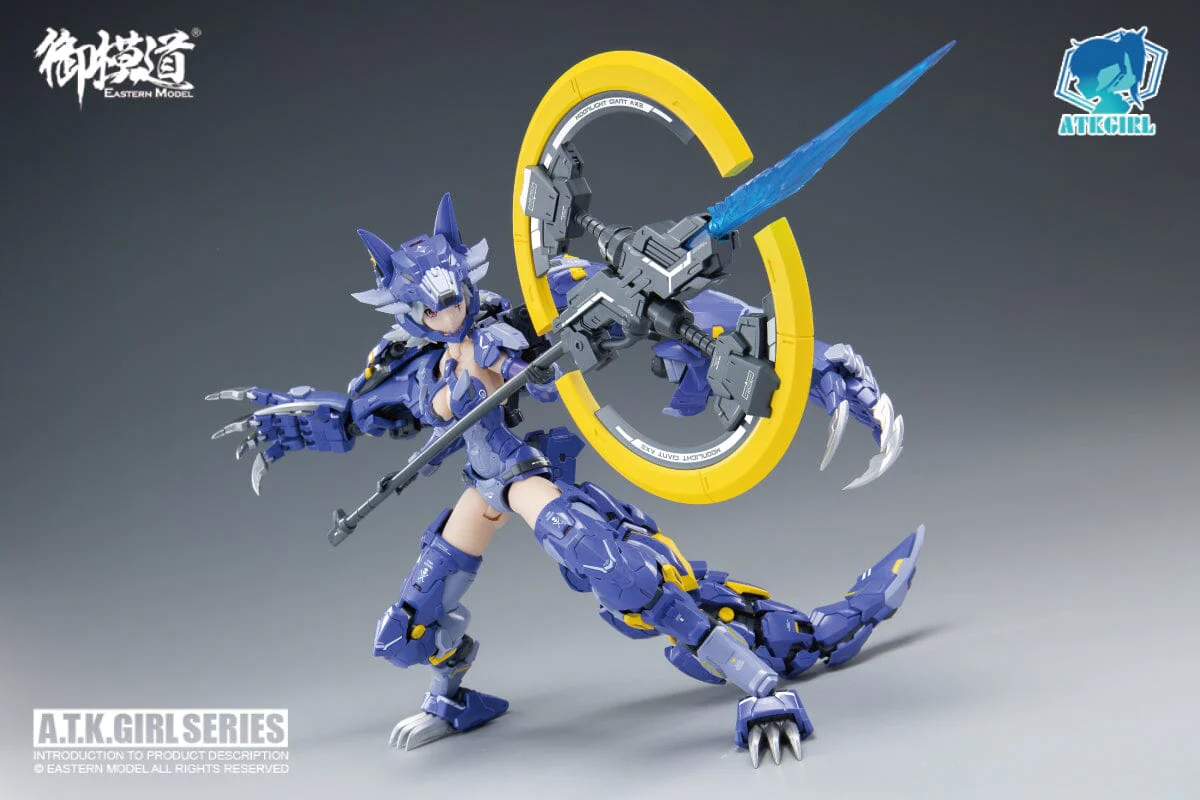 A.T.K. Girl Fenrir 1/12 Scale Model Kit - Image 12