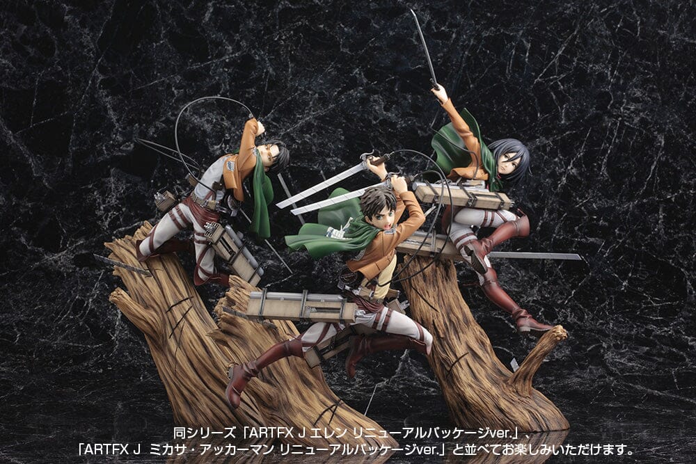 Attack on Titan ArtFX J Levi (Renewal Package Ver.) 1/8 Scale Figure (Reissue) - Image 15