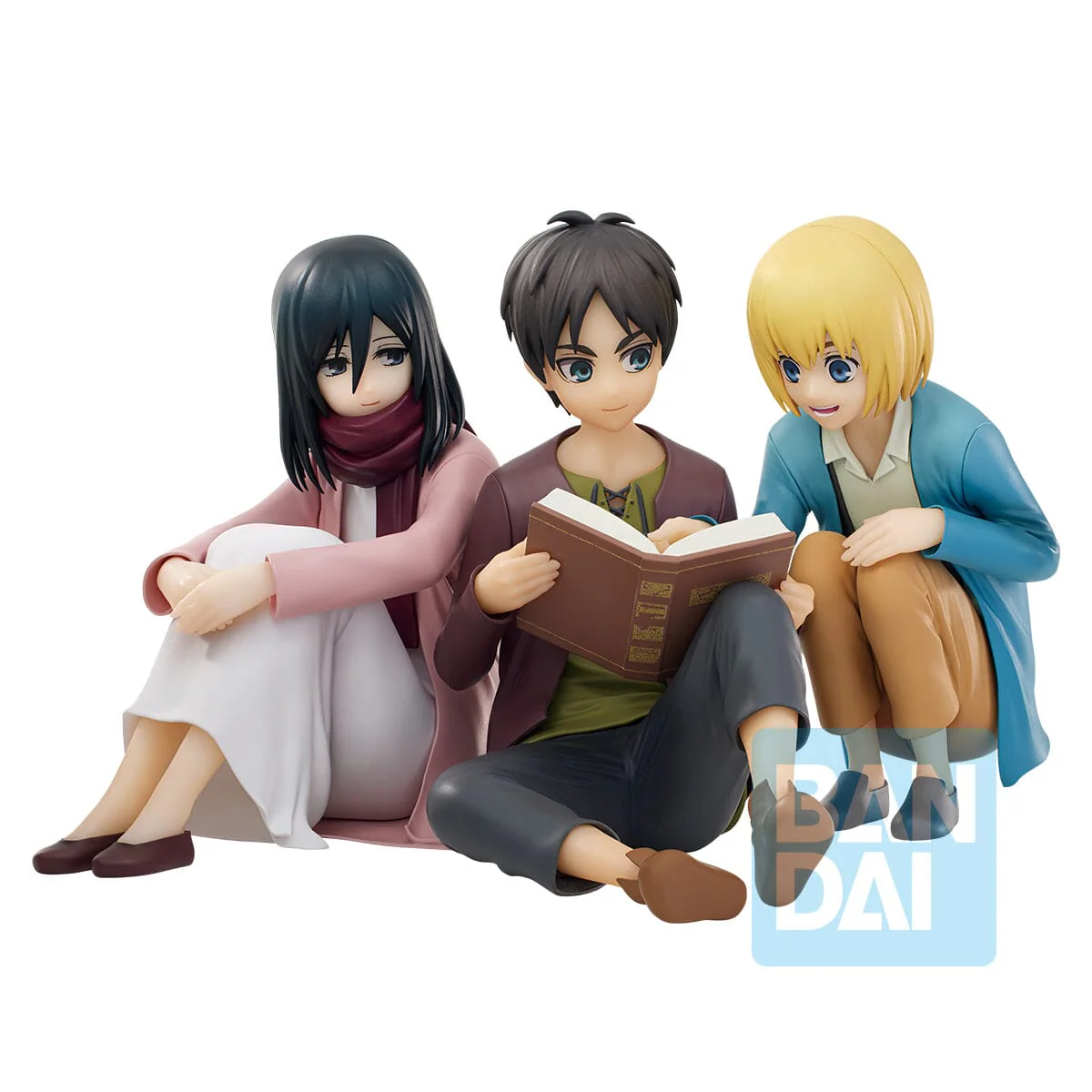 Attack on Titan Ichibansho Eren Jaeger & Mikasa Ackerman & Armin Arlert (Rumbling) Figure - Image 2