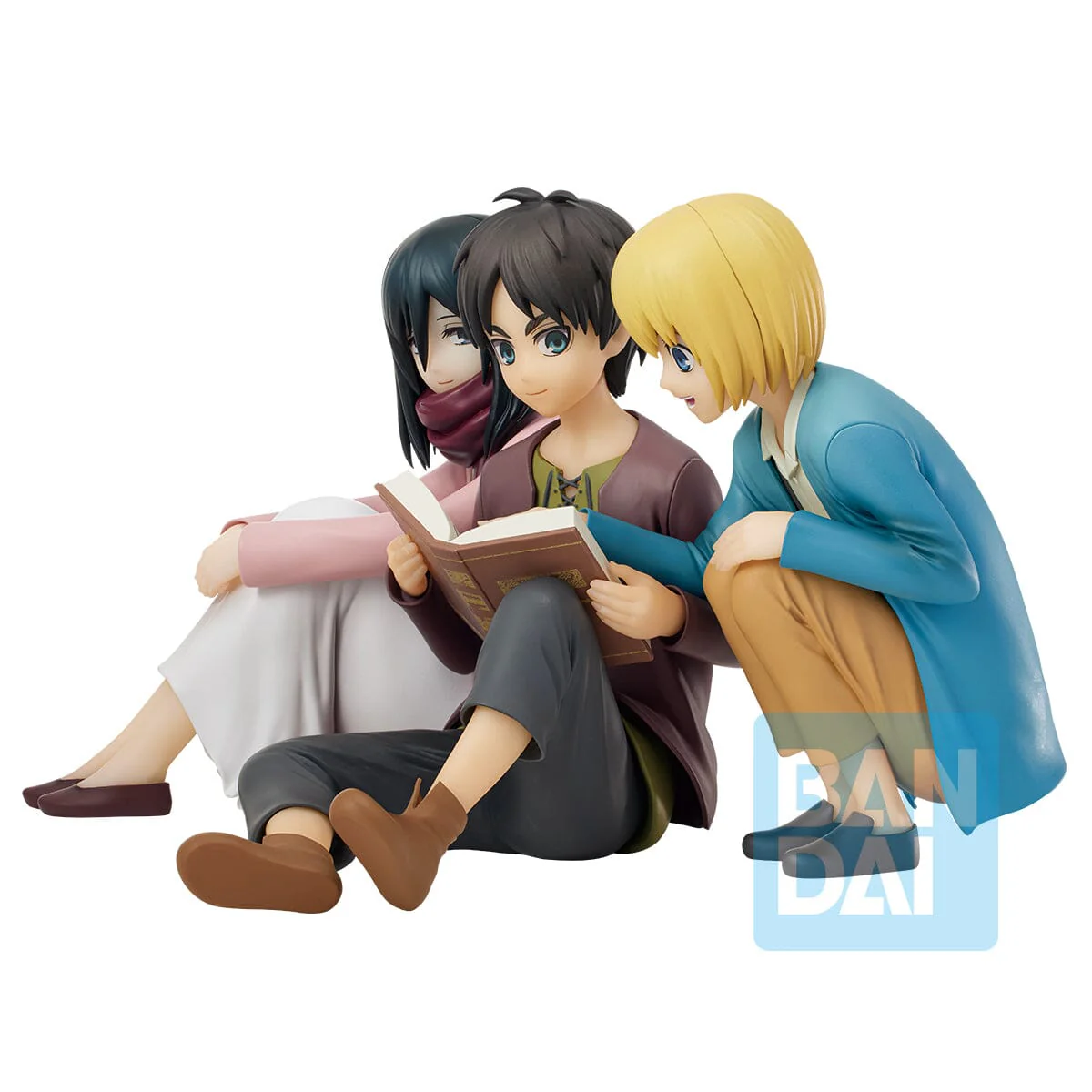 Attack on Titan Ichibansho Eren Jaeger & Mikasa Ackerman & Armin Arlert (Rumbling) Figure - Image 3