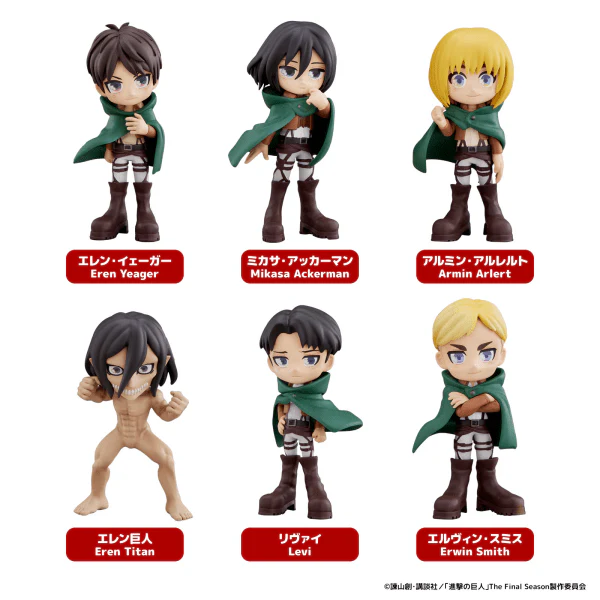 Attack on Titan PalVerse Attack on Titan Set of 6 Figures - Image 16