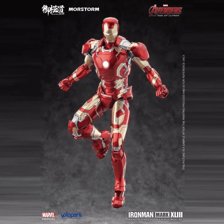 Avengers Age of Ultron Iron Man Mark XLIII 1/9 Scale Model Kit - Image 11