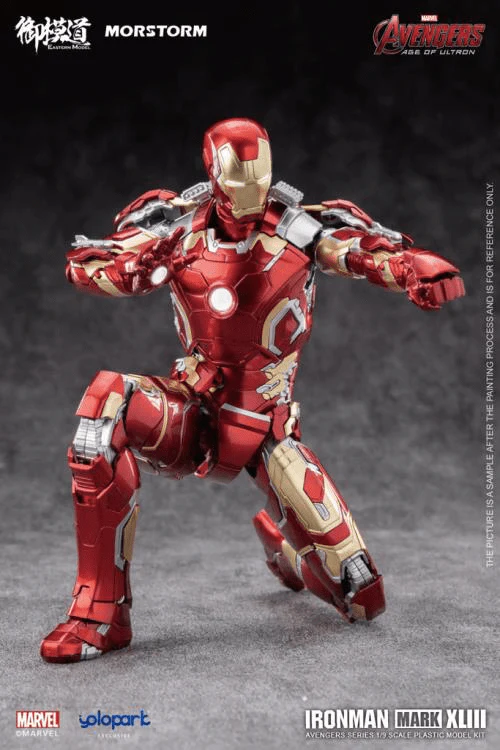 Avengers Age of Ultron Iron Man Mark XLIII 1/9 Scale Model Kit - Image 4