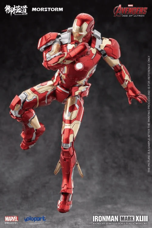 Avengers Age of Ultron Iron Man Mark XLIII 1/9 Scale Model Kit - Image 7