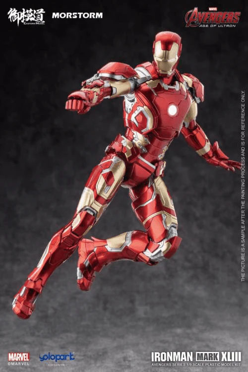 Avengers Age of Ultron Iron Man Mark XLIII 1/9 Scale Model Kit - Image 8