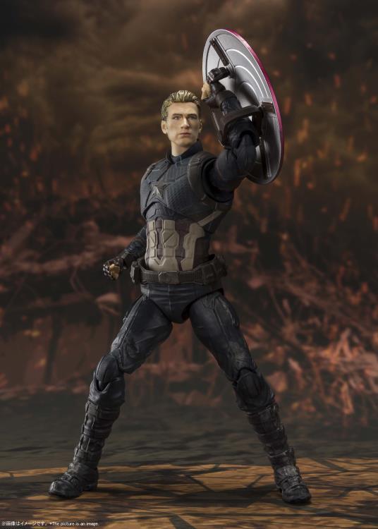 Avengers: Endgame S.H.Figuarts Captain America (Final Battle Edition) - Image 5