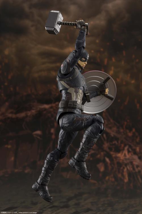 Avengers: Endgame S.H.Figuarts Captain America (Final Battle Edition) - Image 6