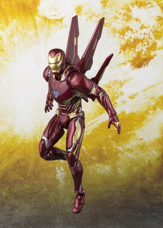 Avengers: Infinity War S.H.Figuarts Iron Man Mark L With Nano-Weapon Set - Image 2