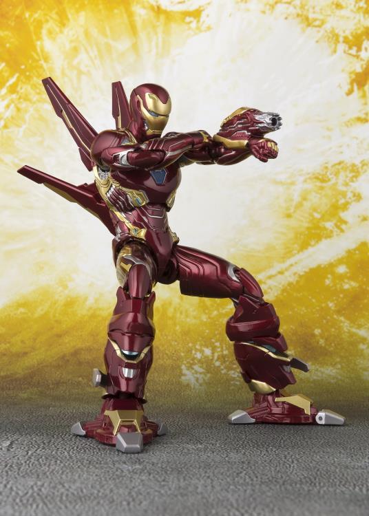 Avengers: Infinity War S.H.Figuarts Iron Man Mark L With Nano-Weapon Set - Image 3