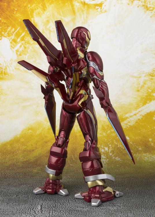 Avengers: Infinity War S.H.Figuarts Iron Man Mark L With Nano-Weapon Set - Image 4