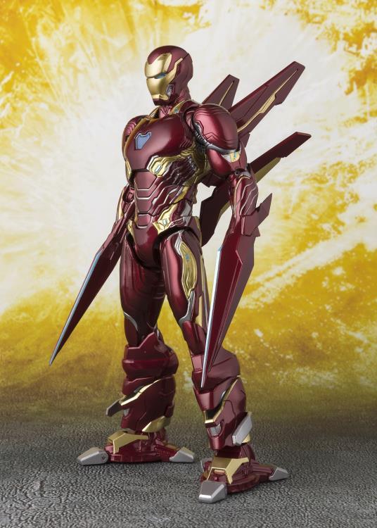 Avengers: Infinity War S.H.Figuarts Iron Man Mark L With Nano-Weapon Set - Image 5