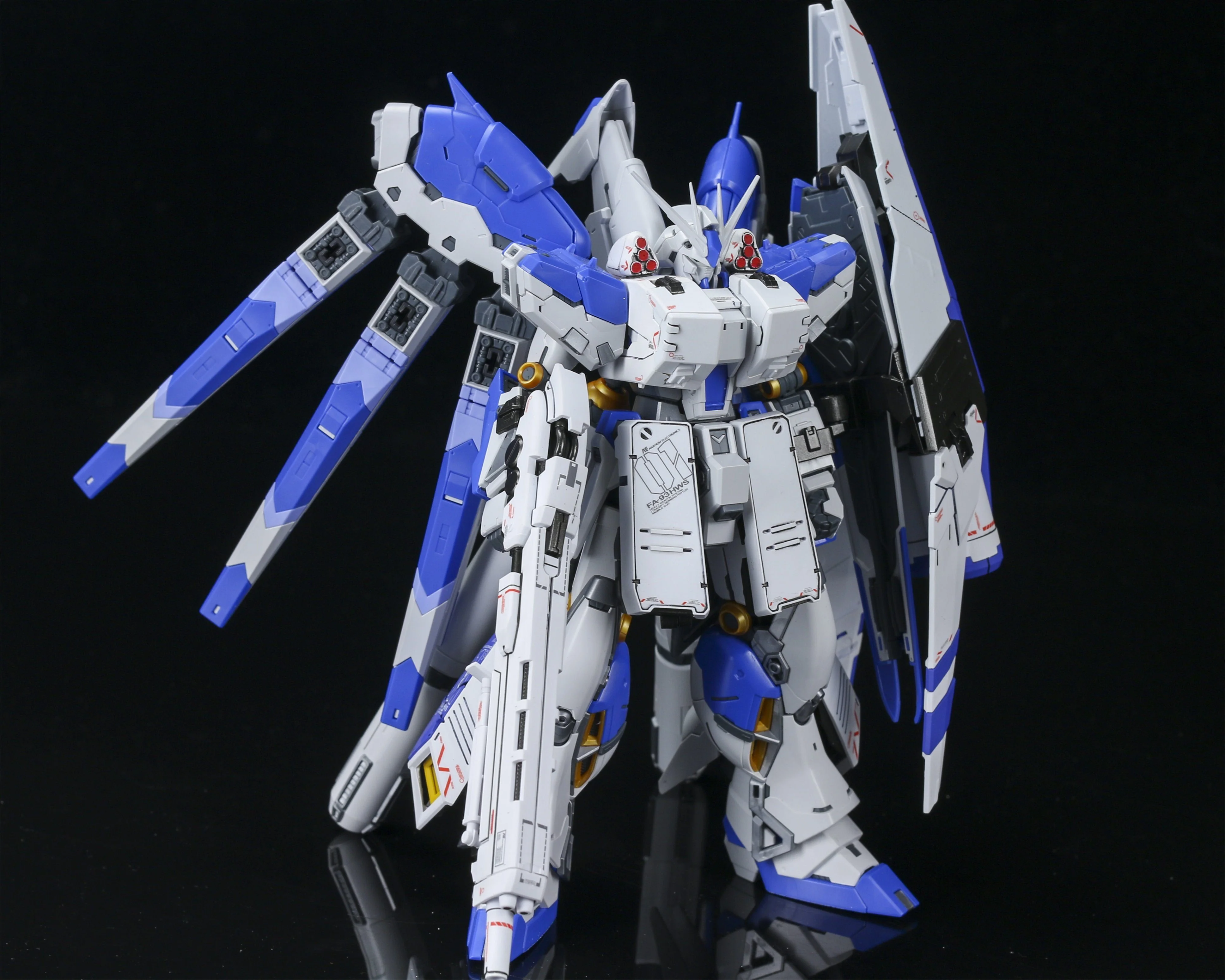 Effect Wings EWRG018C HWS Expansion Set and Tactical Armor Transporter for RG RX-93V2 Hi-Nu - Image 16