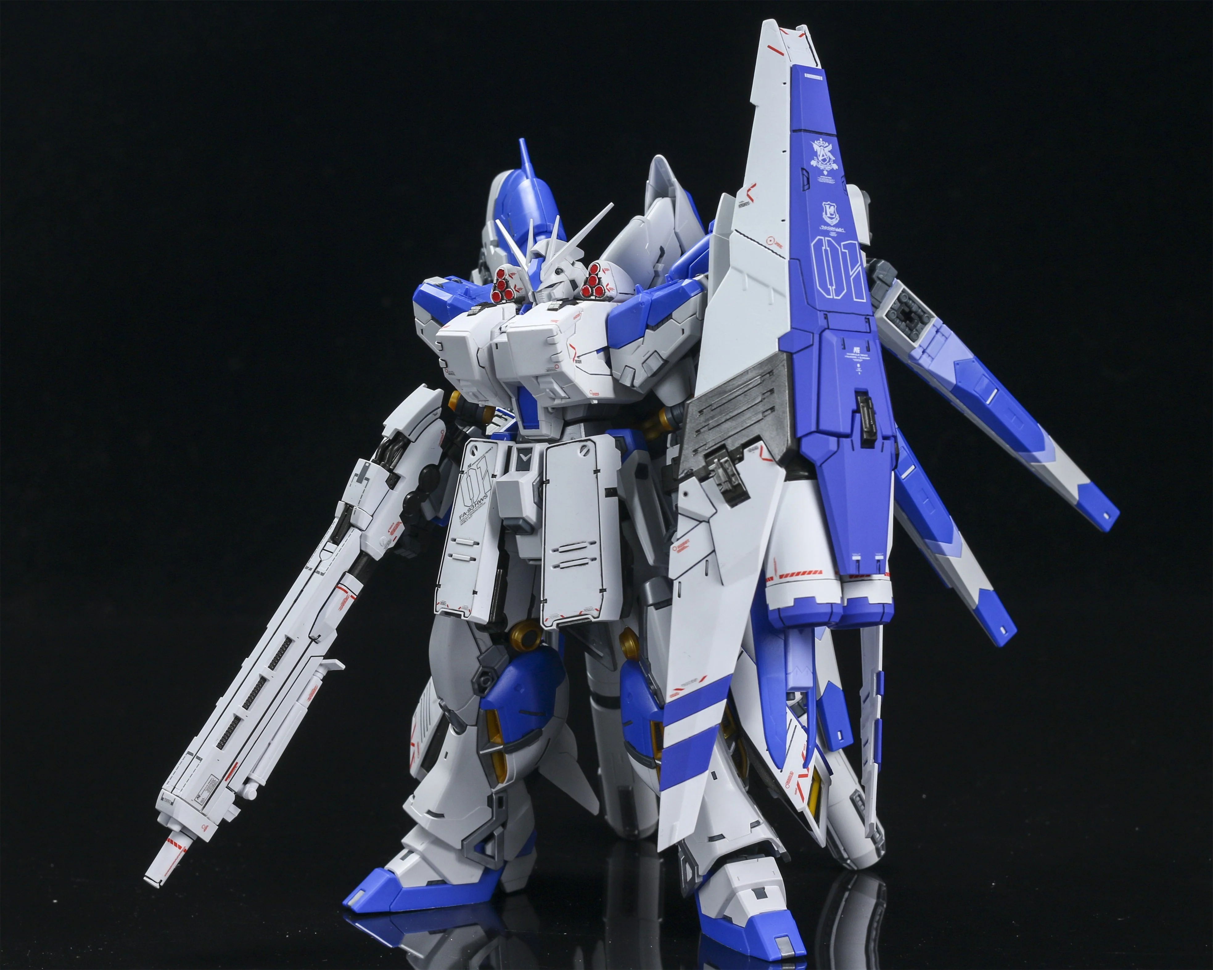 Effect Wings EWRG018C HWS Expansion Set and Tactical Armor Transporter for RG RX-93V2 Hi-Nu - Image 17