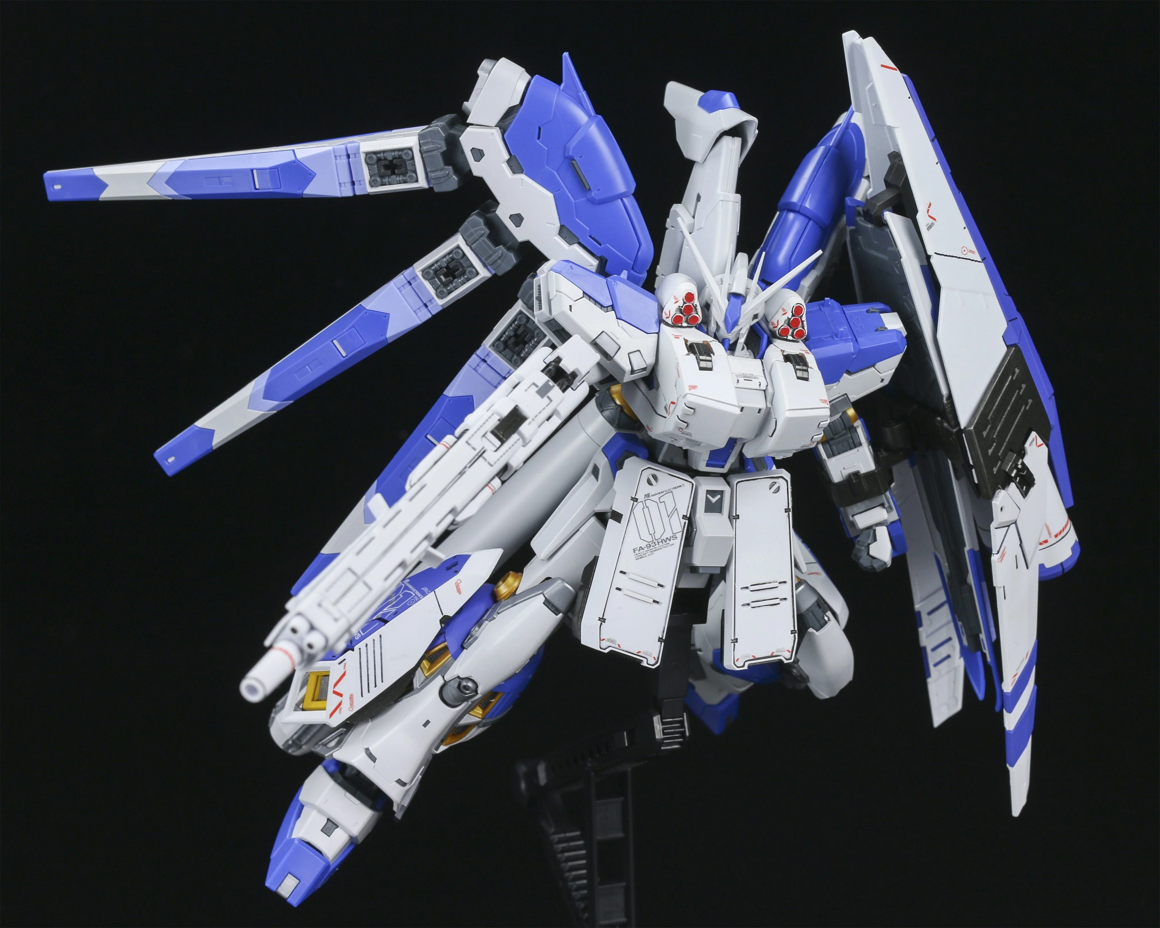 Effect Wings EWRG018C HWS Expansion Set and Tactical Armor Transporter for RG RX-93V2 Hi-Nu - Image 19
