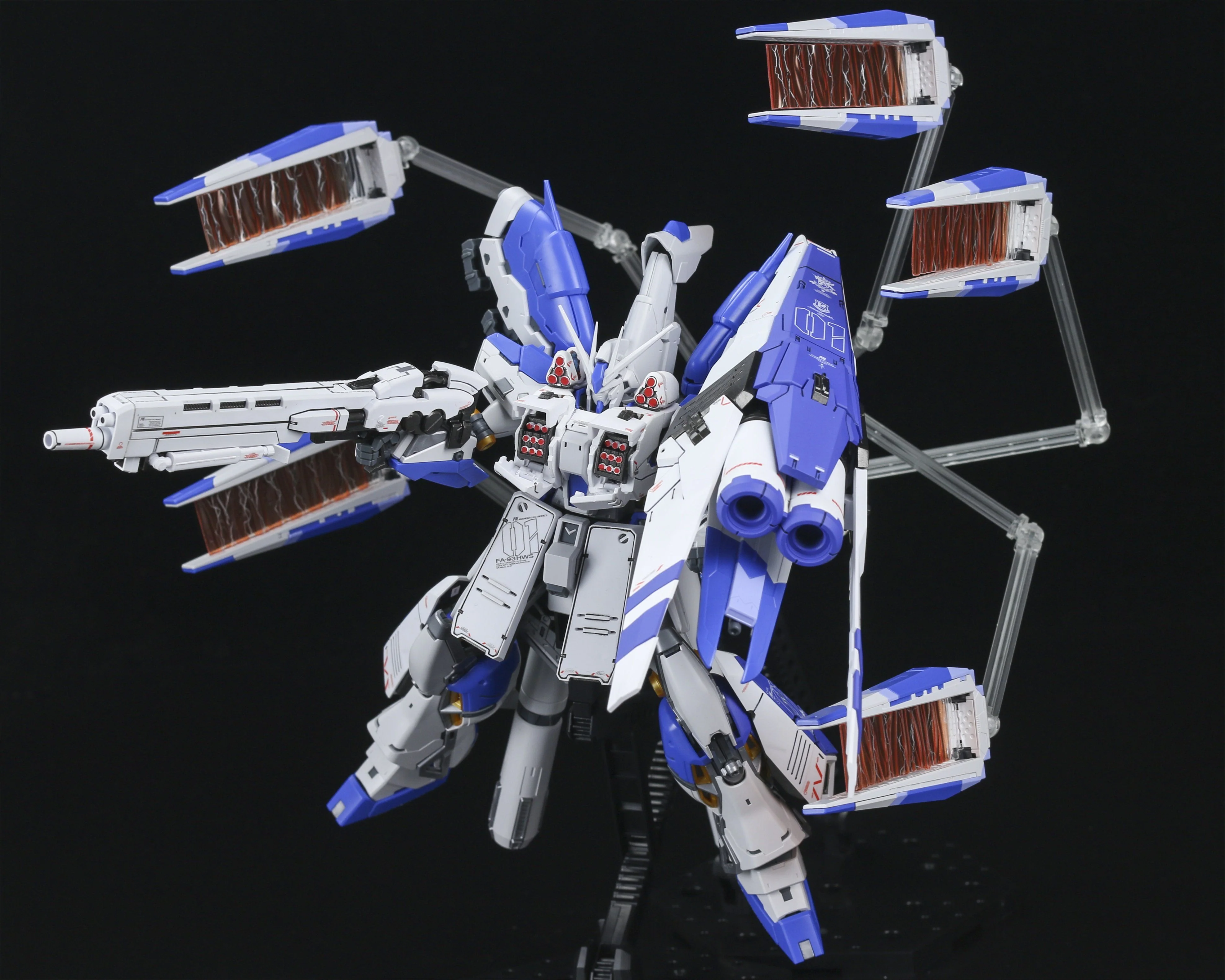 Effect Wings EWRG018C HWS Expansion Set and Tactical Armor Transporter for RG RX-93V2 Hi-Nu - Image 20