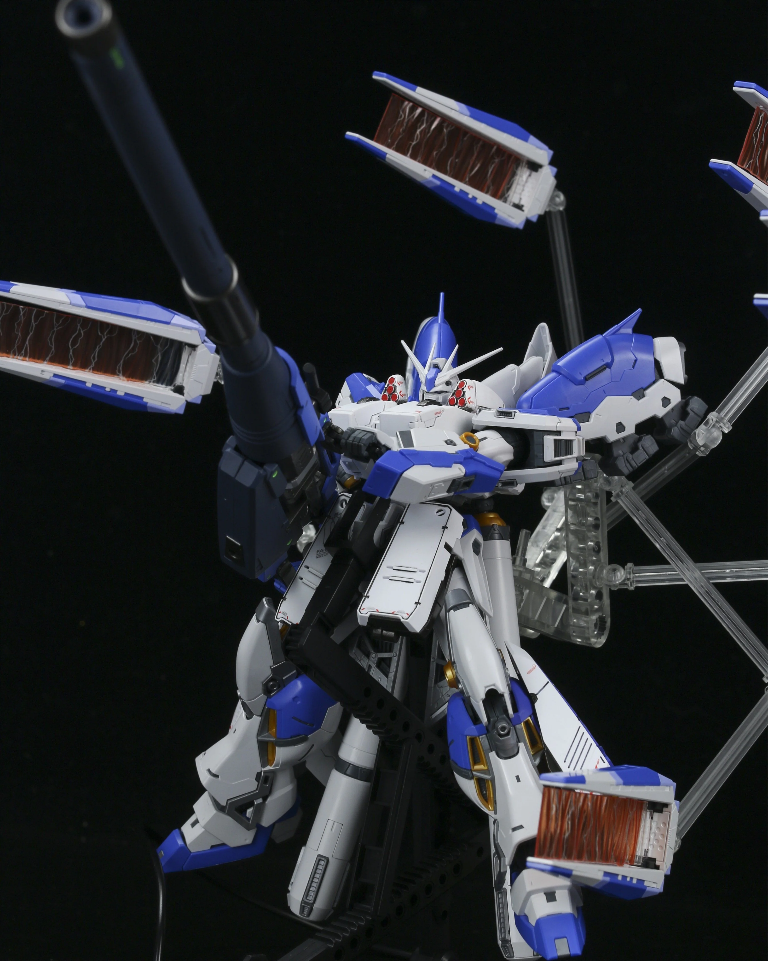 Effect Wings EWRG018C HWS Expansion Set and Tactical Armor Transporter for RG RX-93V2 Hi-Nu - Image 25