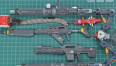 Warning Decal All Scale Gundam & Weapon (Gray) Builders Parts - Image 6