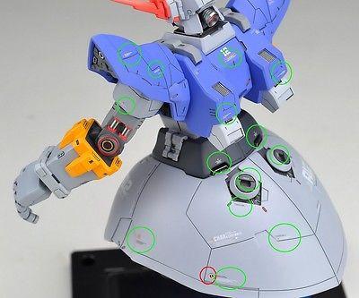 Warning Decal All Scale Gundam & Weapon (Gray) Builders Parts - Image 9