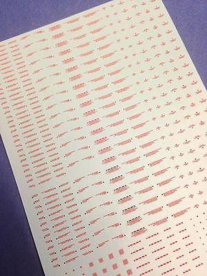 Warning Decal All Scale Gundam & Weapon (RED)