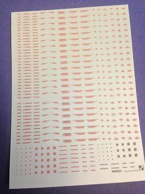 Warning Decal All Scale Gundam & Weapon (RED) - Image 2