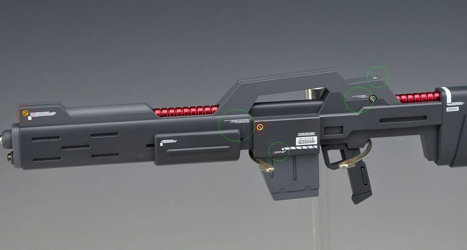 Warning Decal All Scale Gundam & Weapon (RED) - Image 8