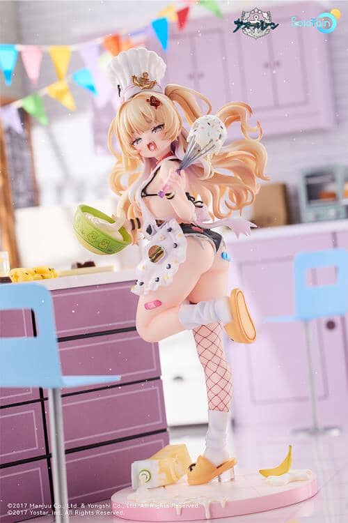 Azur Lane Bache (Anniversary Illustration Deluxe Ver.) 1/7 Scale Figure with Plushie - Image 2