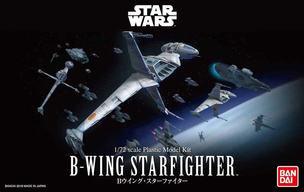 B-Wing Starfighter "Star Wars", Bandai Star Wars 1/72 Plastic Model - Image 2