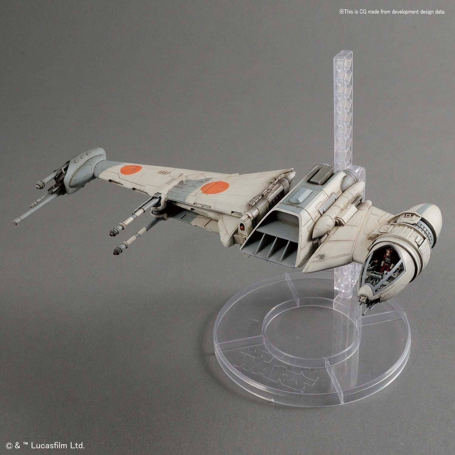 B-Wing Starfighter "Star Wars", Bandai Star Wars 1/72 Plastic Model - Image 3