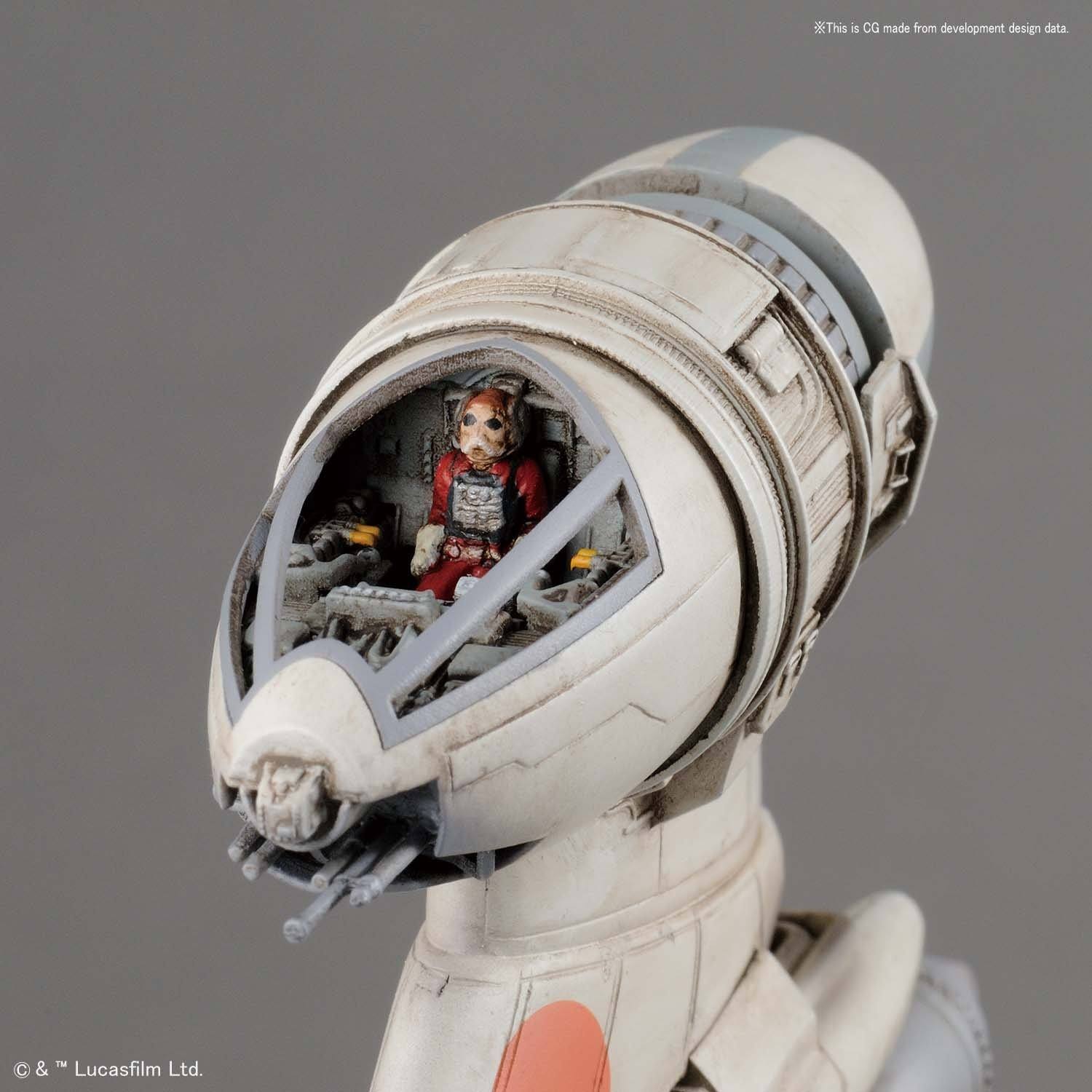 B-Wing Starfighter "Star Wars", Bandai Star Wars 1/72 Plastic Model - Image 4