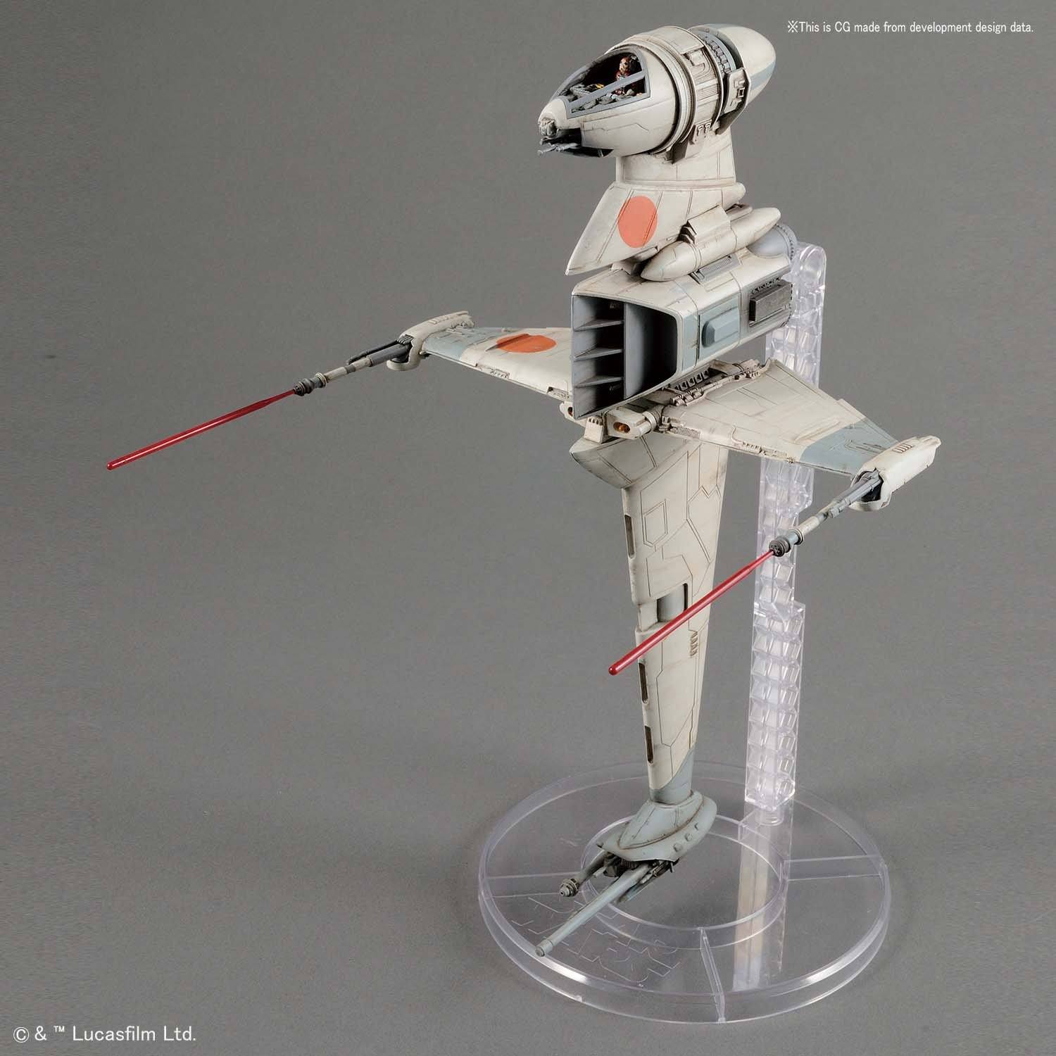B-Wing Starfighter "Star Wars", Bandai Star Wars 1/72 Plastic Model - Image 6