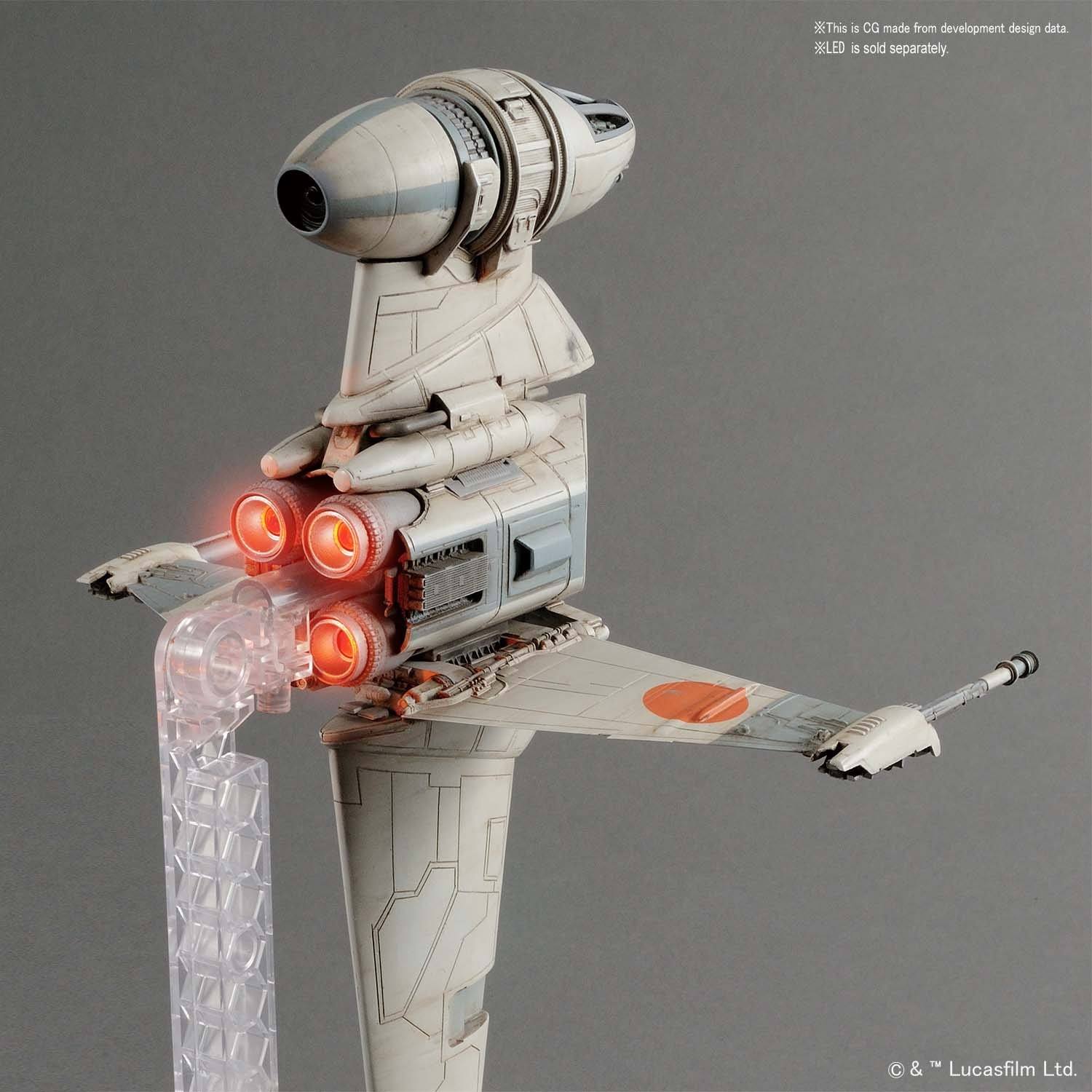 B-Wing Starfighter "Star Wars", Bandai Star Wars 1/72 Plastic Model - Image 7