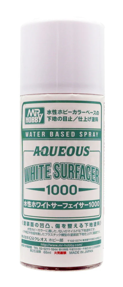 B612 Aqueous White Surfacer 1000 Spray Can