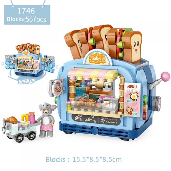 LOZ Moc Mini 1746 Bakery Shop - Image 3