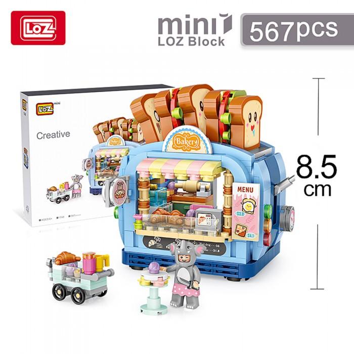 LOZ Moc Mini 1746 Bakery Shop - Image 4